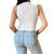 Pegasus Dreams in Heaven - Super Cute Ribbed Cropped Sleeveless Women's Tee from NSE Imports #34.