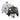 Thumbnail for Two classic-style wired game controllers for the Nintendo 64/N64 on a white background, one in light grey and one in black, both with multicolor buttons and attached cables.