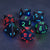 Electronic Luminous LED Dice: Set of 7, D4 to D20 rechargeable dice. Add some shine to your games. from NSE Imports #11.