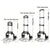 Three configurations of a folding hand truck shown with labeled dimensions: One Section Expand at 61cm height, two Section Expand at 81cm, and fully expanded at 100cm. 