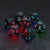 Electronic Luminous LED Dice: Set of 7, D4 to D20 rechargeable dice. Add some shine to your games. from NSE Imports #12.