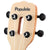 Populele U1 23in Concert Size 4 String Smart Ukulele with APP Controlled LED Light Bluetooth from NSE Imports #21.