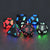 Electronic Luminous LED Dice: Set of 7, D4 to D20 rechargeable dice. Add some shine to your games. from NSE Imports #2.