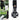 Thumbnail for A collage showing a 90KG heavy-duty folding hand truck in use outdoors on the left and a close-up of the folded cart on the right. The cart has a black frame, and a telescoping handle.