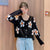 Daisy Print Women's Cardigan: Korean Style V-neck Knitted Cardigan with Floral Print from NSE Imports #19.
