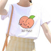 Thumbnail for Cartoon Peach Juice Japanese Aesthetic T-Shirt: Summer tees for women from NSE Imports #14.