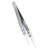 Straight Ceramic Tweezers for Electronics & Soldering work - Precision Anti-Magnetic/Static Tweezers from NSE Imports #2.