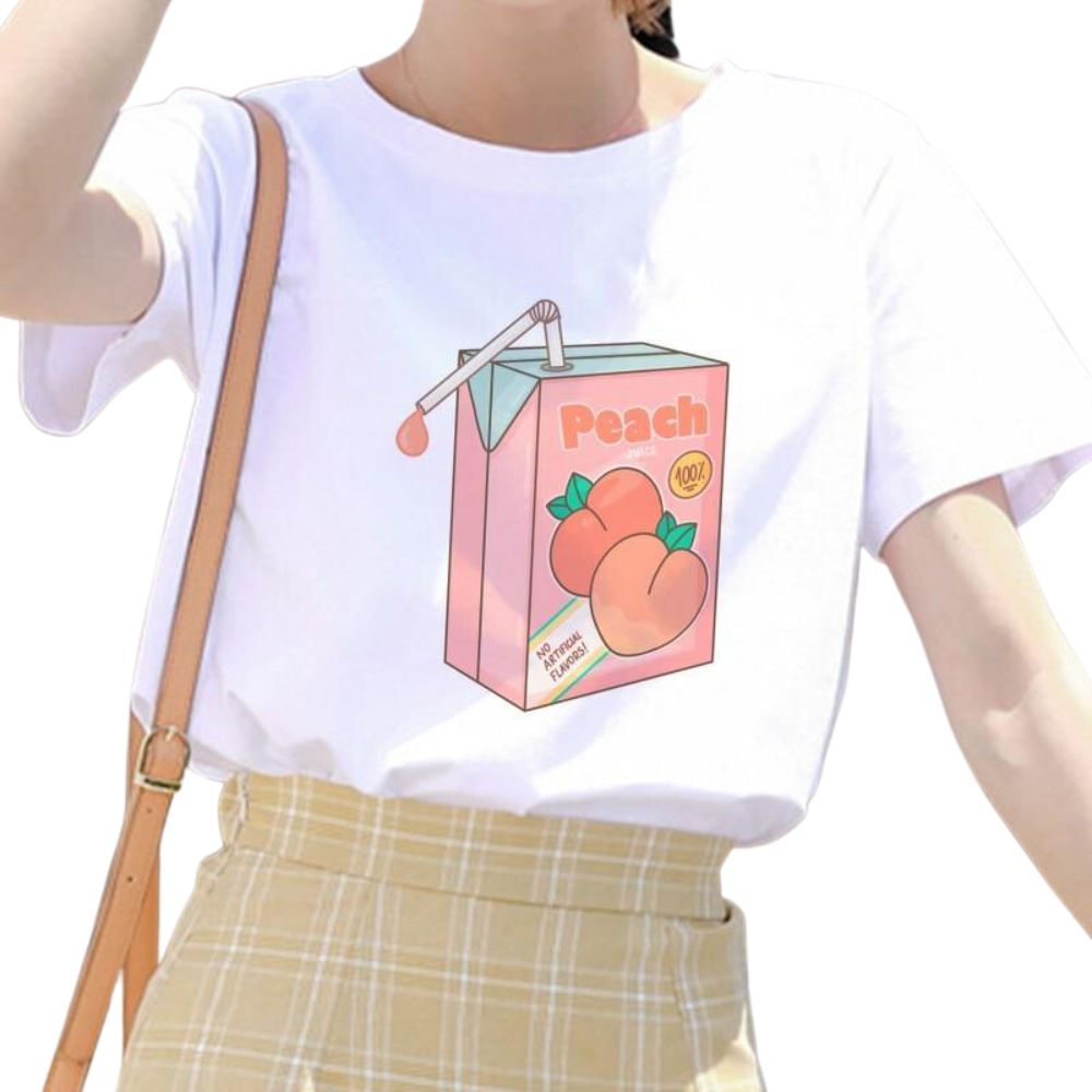 aesthetic peach shirt