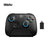 Black gaming controller with wireless receiver on a white background, featuring 8BitDo branding.