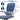 Thumbnail for Ergonomic chair with massage points and spinal support illustration on a white background