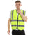 Unisex High Visibility Sleeveless Waistcoat with reflective stripes. Ideal for Security, Warehouse Workers, Cycling from NSE Imports #1.