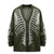 Women's Skeleton Print Cardigan: A fun rib cage print design, sizes up to 3XL from NSE Imports #12.