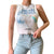 Pegasus Dreams in Heaven - Super Cute Ribbed Cropped Sleeveless Women's Tee from NSE Imports #37.