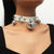 Cat Bell Collar Choker - Gothic Punk Rock PU Leather Cosplay Necklace from NSE Imports #10.