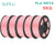 Pink spools of PLA META filament with 'SUNLU' branding on a white background