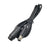 Black extension cable for Nintendo Game Cube controllers on a white background