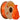 Thumbnail for Spool of Orange ERYONE 3D printer filament and a printed object made from it on a white background