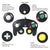 Wired Gamepad suitable for Nintendo Gamecube and Wii consoles from NSE Imports #3.