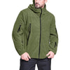 Thumbnail for Men's Tactical Fleece Jacket Soft Shell Casual Hooded Jacket Velcro Badge Patch Peaked Hood Loads of Pockets Uniform Security from NSE Imports #1.