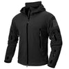 Thumbnail for Men's Tactical Fleece Jacket Soft Shell Casual Hooded Jacket Velcro Badge Patch Peaked Hood Loads of Pockets Uniform Security from NSE Imports #15.