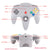 Wireless N64 style controller for PC and Switch: 2.4Ghz USB, Enjoy wire free retro gaming!