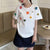 Cute Crochet 3D Fluffy Flower Women's Tee: Something different for your summer wardrobe from NSE Imports #25.