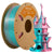 Spool of ERYONE 3D printing filament with a colorful 3D printed castle model.