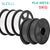 Spools of PLA META filament with SUNLU branding on a white background