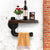 Retro Industrial Style Iron Pipe Toilet Paper Holder with Sundries Shelf for Home, Bar, Cafe, Restaurant from NSE Imports #7.