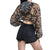 Mesh Camouflage Women's Crop Top See-Thru Sheer Sexy Hooded Women's Hoodie Cropped Streetwear from NSE Imports #39.