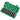 Thumbnail for A 10-piece socket wrench set with dark metallic sockets arranged in a green plastic case, shown on a plain white background.