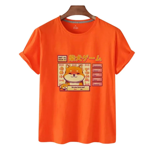 Shiba Inu Doge Game Unisex Tee: Fun tee for dog fans from NSE Imports #1.