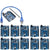 10 USB Type C UNO-R3 development boards with USB-C Cables and pin headers.