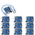 Set of 10 UNO-R3 development boards with USB-B cables.