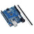 An UNO-R3 development board with pin headers.