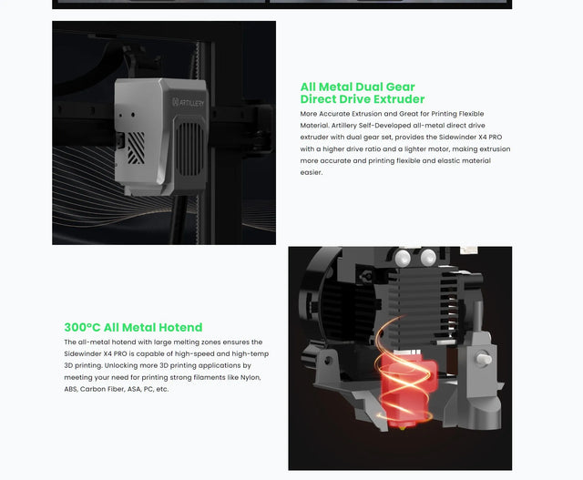 Artillery Sidewinder X4 Plus 3D Printer: Big large prints at up to 500 mm/s from NSE Imports #10.