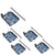 5 USB Type C UNO-R3 development boards with pin headers.