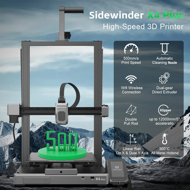 Artillery Sidewinder X4 Plus 3D Printer: Big large prints at up to 500 mm/s from NSE Imports #2.