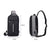 Crossbody Anti-theft USB Charging Shoulder Chest Bag Waterproof great for iPad or Android Tablet Men's Shoulder Bag Men's Backpack from NSE Imports #8.