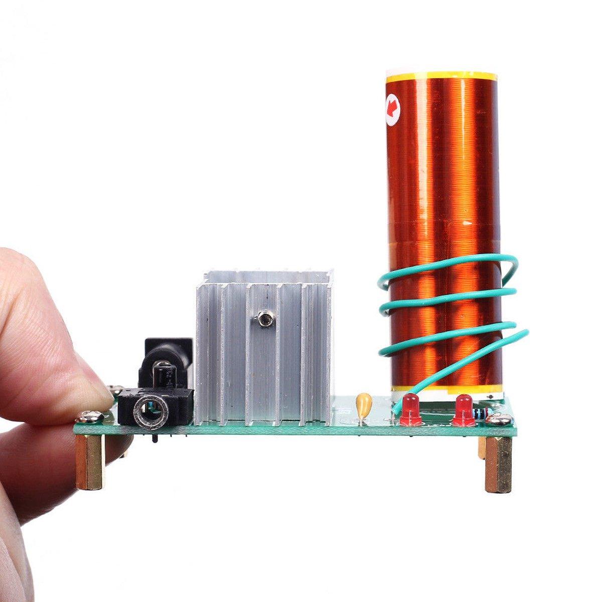 DIY Mini Tesla Coil Kit Module, Plasma Speaker Electronic Kit, – NSE  Imports