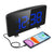 Large Screen Digital Alarm Clock with FM Radio Dual Alarms 6.7'' LED Screen USB Port for Charging Automatic Dimmer Snooze from NSE Imports #1.