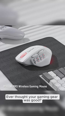 Redragon Aatrox M811 Pro Wireless MMO Mouse: With 10 Side Macro Buttons and RGB Lighting