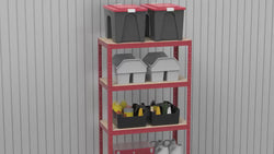 Shelving Unit for Garages and Sheds: 180x90x40cm Quick Assembly