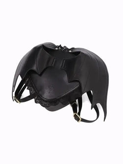 A video showing the Bat winged backpack from various anlges against a white background.