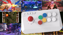 Data Frog Y5A Arcade Fighter Stick: Large wireless stick for PC, Android and iOS. Ideal for Beat 'em ups, Emulators and Platformers
