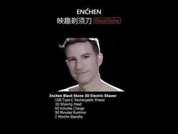 Enchen Black Stone 3D Electric Shaver: USB Type-C Rechargeable Battery, Anti Pinch Razor for Men from NSE Imports #20.