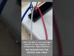 SMD Test Clips IC Test Hook Clips: Ideal for for Logic Analysers, IC Programmers, Signal Generators from NSE Imports #16.