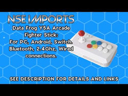 Data Frog Y5A Arcade Fighter Stick: Large wireless stick for PC, Android and iOS. Ideal for Beat 'em ups, Emulators and Platformers