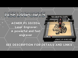 ACMER P1 20w Laser Engraver: 400x410mm Engraver with upgraded laser for faster results from NSE Imports #14.