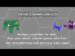 Wireless controller for N64: Play your classic console games wire free from NSE Imports #10.